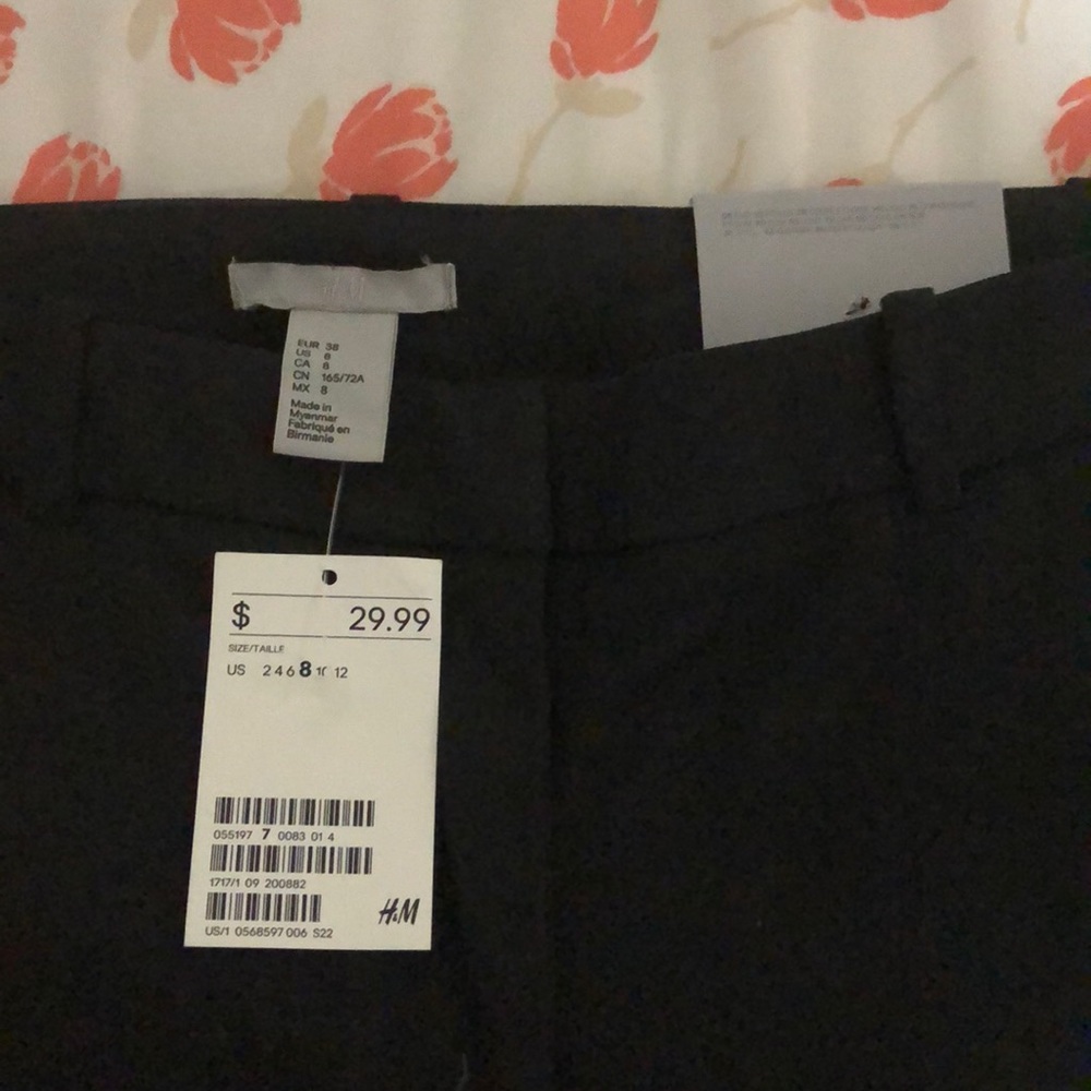 H & M Black Slacks